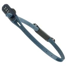 Image of Hiplok Z Lok Combo V2 Combination Steel Core Lock & Frame Mount Bracket - Blue