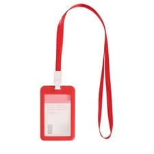 Image of 10Pcs Assorted Color Plastic Badge Holder For Company School //