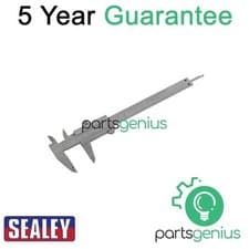 Image of Sealey Vernier Caliper 6" (150mm) (0.02mm 1/1000" Acc) AK962