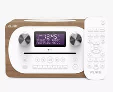 Image of Pure Evoke C-D4 DAB+ FM Bluetooth Compact All-In-One Music System Walnut C Grade