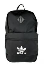 Image of ADIDAS Originals Base Black White Stripes Big Backpack Computer School Travel