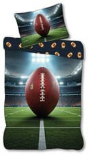 Image of American Football Single Duvet Cover Set 140 x 200 cm 100% COTTON
