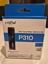 Image of Crucial P310 2TB SSD M.2 2280 NVMe PCIe Gen4, Up to 7,100MB/s - CT2000P310SSD801