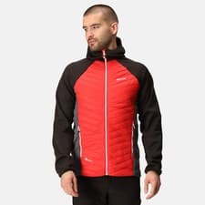 Image of Regatta Andreson VII Mens Hooded Hybrid Lightweight Insulated Jacket RRP £70