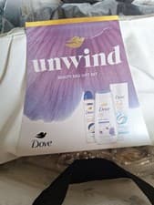 Image of DOVE UNWIND Beauty Bag Gift set New Unused