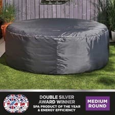 Image of CleverSpa Medium Round Thermal Hot Tub Cover - 208cm