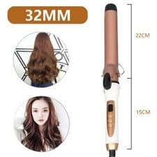 Image of Curling Tongs, Curling Wand 9mm-32mm Hair Curler Barrel Curling for Long Hair UK
