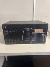 Image of Kettle and 2 Slice Toaster EGL Black ( U)