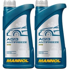 Image of MANNOL Antifreeze AG13 4113 HighTec Concentrated Coolant Fluid Protection 1L x2