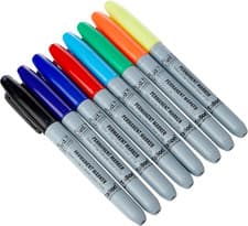 Image of Pack of 8 Coloured Permanent Markers