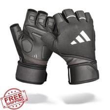 Image of Adidas Wrist Wrap Training Weightlifting Gloves Fingerless