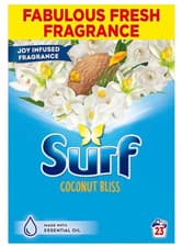Image of SURF LAUNDRY WASHING POWDER FRESH LAVENDER COCONUT BLISS 23 WASHES 1.15KG NEW