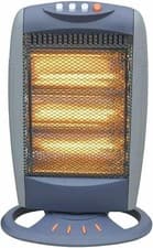 Image of 1200W Portable Electric Halogen Quartz Heater Instant Heat 3 Bars Free Standing