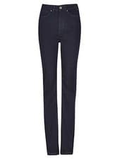 Image of Ex M&S Women Ladies Denim Jeans Roma Rise Straight Leg Stretch Size 6-24