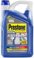 Image of Prestone Screen Wash Extreme All Seasons Visibility Concentrate Car Van 5 Litre