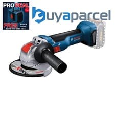 Image of Bosch GWX 18 V-10 125mm Brushless Cordless 18v X-LOCK Angle Grinder Bare Unit