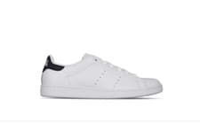 Image of Lonsdale Leyton Leather Mens Trainers White UK 7.5 EUR 41.5 US 8.5 *REFCRS277