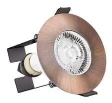 Image of Downlight Copper Evofire IP65 Fire Rated GU10 With Insulation Guard Round