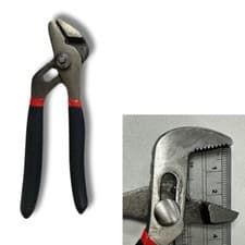 Image of 125mm Mini Water Pump Pliers Box Joint Metal Non slip Sleeves 22mm Jaw Capacity