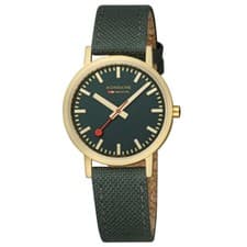 Image of Mondaine Women's Watch Classic Wrist Watch 36 MM A660.30314.60SBS Textile