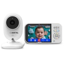 Image of BABY PAL Video Baby Monitor - 3.5” LCD, 2600 Battery, x4 Zoom, 8 Lullabies