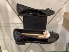 Image of Clarks Couture Bloom Black Patent Ladies Shoes. Size 3.5 Uk. D Fit