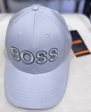Image of Hugo Boss Adult Unisex Baseball Grey Cap One Size Brand New with Tags