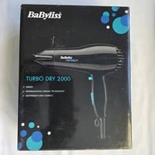 Image of Babyliss Turbo Dry 2000W Hair Dryer, 3 Heat & 2 Speed Settings-