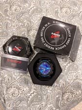 Image of Casio G-Shock Men's Analog-Digital Watch Black Band with Hyper Color GA-110HC-1A