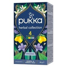 Image of Pukka Herbs Organic Herbal Collection 20 Tea Sachets - 2 Pack