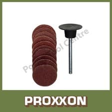 Image of Proxxon 28982 Sanding Discs 18mm 120 / 150 Grit (Pack of 10)