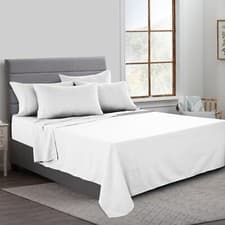 Image of Luxury Flat Sheets Egyptian Cotton 200TC Hotel Quality Single Double King Super