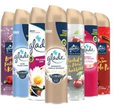 Image of 3 x Glade Aerosol Air Freshener 300ml (Choose Fragrance)