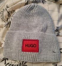 Image of Hugo Winter Hat Mens Nice And Warm NEW Grey & Black Avaliable
