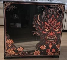 Image of Custom UV printed PC Case - Lian Li Dynamic Evo Mid RGb - Oni Design