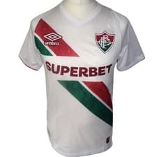 Image of FLUMINENSE Umbro Away Football Shirt 2024 NEW Mens Sizes Jersey Camisa BNWT