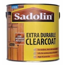 Image of Sadolin Extra Durable Clearcoat Varnish, Satin or Gloss, All Sizes, Oil-Based
