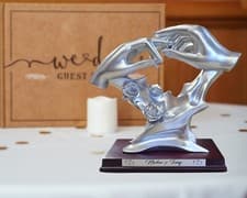 Image of Bond of Marriage With This Ring Wedding Gift Sculpture Anniversary FREE Engravin