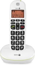 Image of Doro PhoneEasy 100W DECT Cordless Phone Amplified Sound Big Buttons White Single