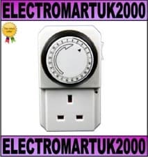 Image of PLUG IN TIMER SWITCH 24 HOUR MAINS 13A
