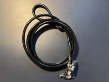 Image of Kensington style cable lock for a laptop, monitor or other device - 1.8 m long