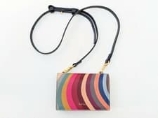 Image of Paul Smith Women's Signature Swirl Mini Leather Purse Crossbody Bag BNWT | £330