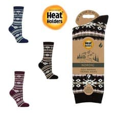 Image of Womens Thermal Socks SOCKSHOP Heat Holders Nordic Soul Warming Warm Cosy- 1 Pair