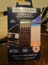 Image of Yankee Candle Sidekick Vent Clip Fragrance Kit Pink Sands Refill Included