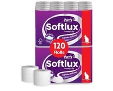 Image of Softlux Toilet Rolls, 3 Ply, Ultra Soft, Luxury Embossed, Family Pack, 120 Count