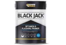 Image of Everbuild 902 Black Jack Bitumen & Flashing Primer Black - 1 Litre & 5 Litre