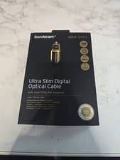 Image of Sandstrom AV Gold Series 2m Digital Optical Cable with mini-TOSLINK Adptrs - New