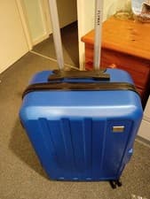 Image of Samsonite Blue Hard Shell Suitcase