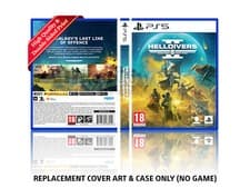Image of Helldivers 2 PS5 Replacement Box Art Cover Inlay & Case NO GAME