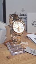 Image of Vivienne Westwood Orb Two Tone Silver and Gold Women's Watch - VV006SLSG